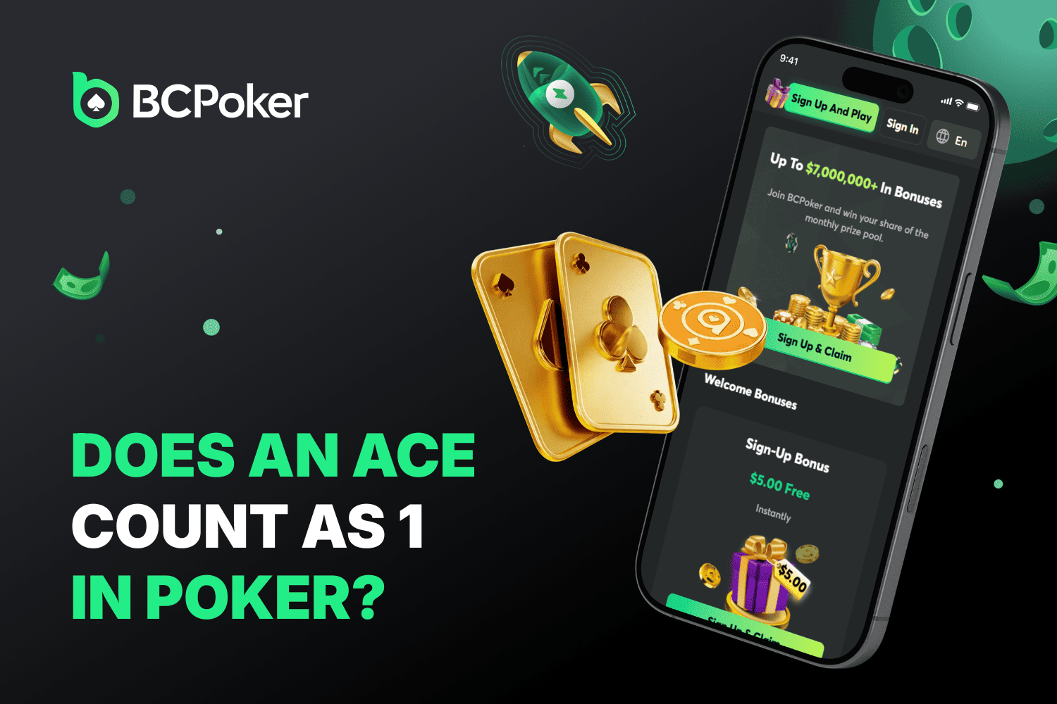 Does an Ace Count as 1 in Poker