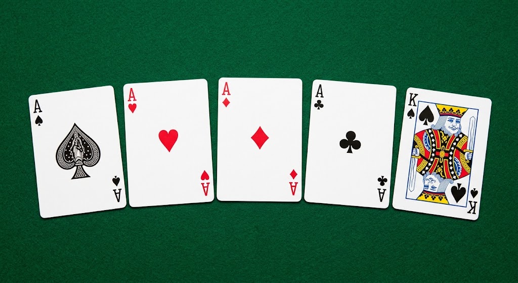 Quad Aces in Poker